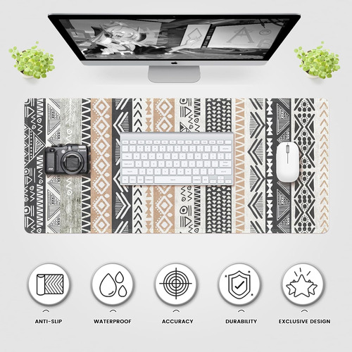 Tapete De Escritorio, Tapete Grande Bohemio Para Mouse Para