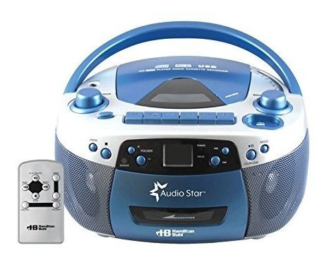 Hamilton Buhl Audiostar Boombox Reproductor De Cd Usb Casset