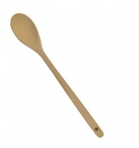 Cuchara Remo De Madera 45 Cm Apta Sarten Teflon Cocina Olla