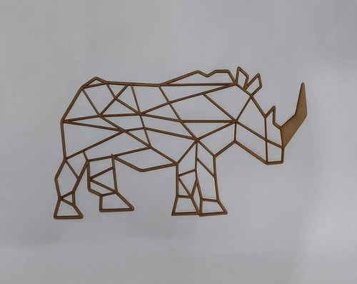 Imagen 6 de 10 de Cuadro Animales Geometricos Salvajes , 50 Cm Mdf De 2.5mm