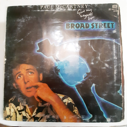 Vinilo Paul Mccartney Give My Regards To Broad + Insert Si3