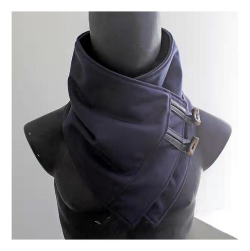 . Bufanda For Hombre Con Estampado De Invierno Con Botones