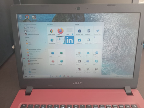 Laptop Acer Aspire A314-31 Hdd 500 Gb Ram 4 Gb Win 10 Intel Rojo (Usado)