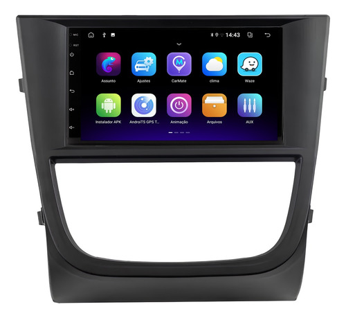 Multimidia Saveiro G5 2008/2012 Android 13 Carplay 64gb 7p