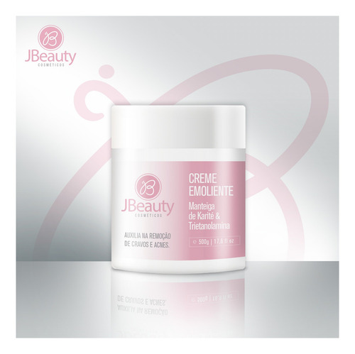 Creme Emoliente De Cravos E Acnes Jbeauty 500g: Limpeza Pele Momento De Aplicação Dia/noite Tipo De Pele Todo Tipo De Pele