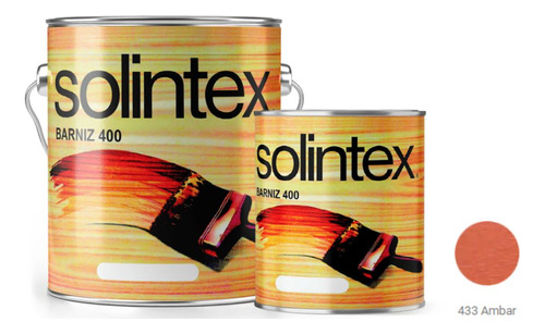 Barniz Solintex Ambar 1/4 Galon 