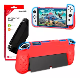 Case Protector Para Nintendo Switch Oled Dobe Rojo