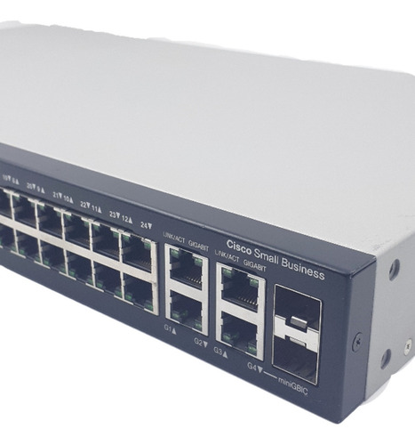Switch Cisco Sf 300-24 Portas Srw224g4-k9 (Recondicionado)