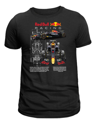 Playera Formula 1 Escuderia Red Bull Monoplaza Dtf