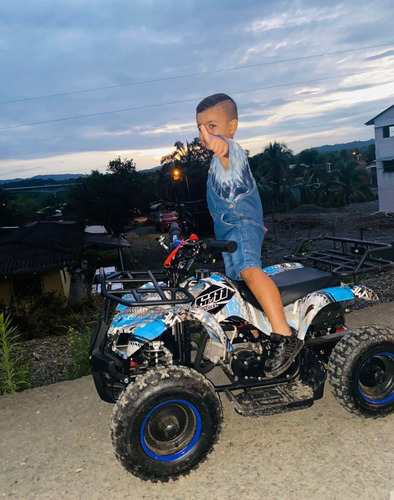 Imagen 3 de 25 de Cuatrimoto A Gasolina Para Niños 50cc