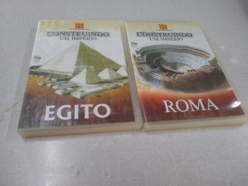 Construindo Um Imperio Roma E Egito 02 Dvds Original (Usado)