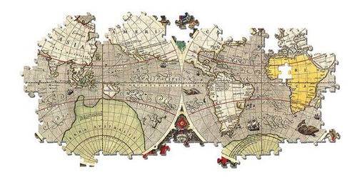 Imagen 3 de 5 de Clementoni Rompecabezas X 6000 Piezas, Mapa Nautico Antiguo
