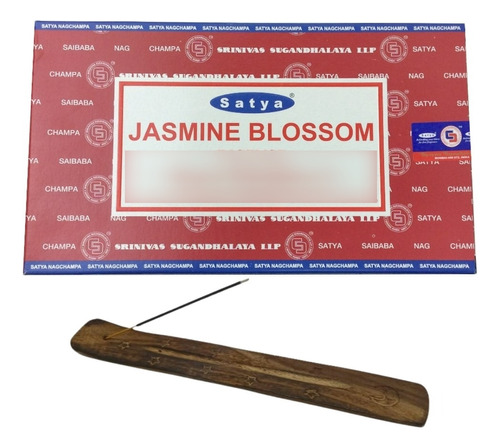 Incenso Satya Nag Champa Jasmine Blossom Cx.12un.15g +brinde