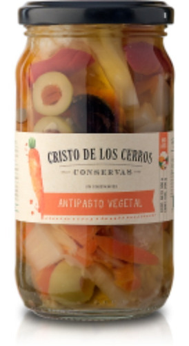 1 Frasco De Antipasto Vegetal En Aceite X 300gr 