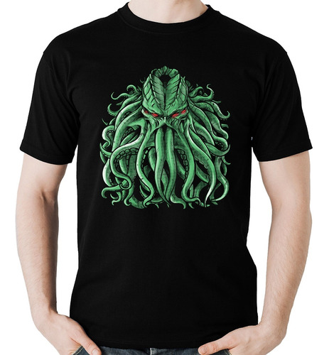 Imagem 1 de 6 de Camiseta Cthulhu Geek Rpg Camisa Blusa