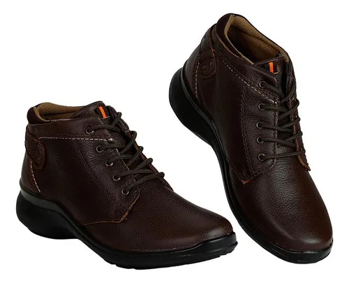 Botin Verde Tabaco Mujer Cafe Piel 8011