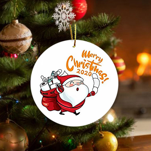 Adorno Personalizado K De Papá Noel De Navidad 2020 H 4012