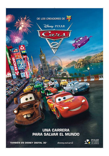 Dvd Cars 2 (2011) Latino