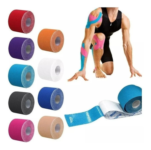 4 Piezas De Cintas Kinesiológica Vendaje Neuromuscular Tape