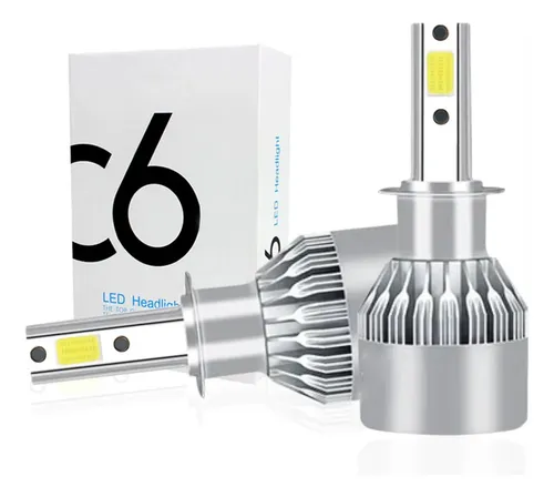 comprar Luz Led Auto Kit Lámpara H4 C6 Cree Coche X2 Calidad Atrix ®
