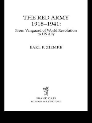 Libro The Red Army, 1918-1941: From Vanguard Of World Rev...