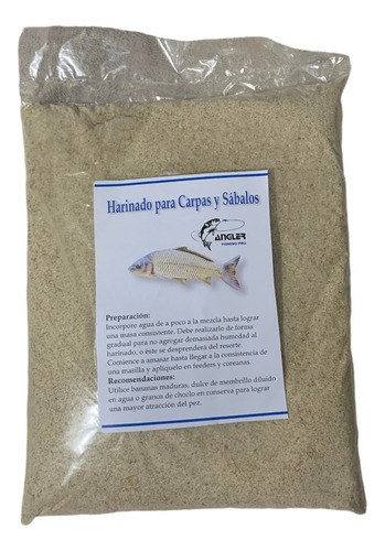 Harinado Para Pesca De Carpas Y Sabalos (bolsa De 1kg)