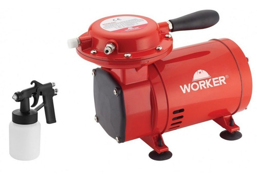 Compressor Ar Direto Com Kit Pintura Bivolt C/ Nf - Worker