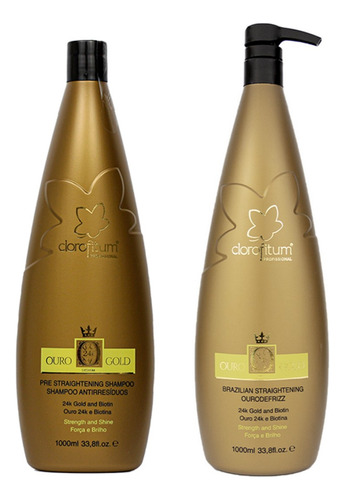 Clorofitum Ouro 24 K Gold Shampoo E Progressiva