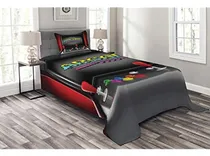Comprar Ambesonne Videojuegos Cubrecama, Máquina Arcade Retro Gaming