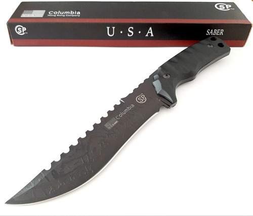 Cuchillo De Combate Caza Supervivencia  Columbia hk20 Edc