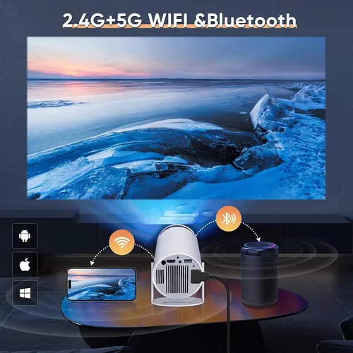 Proyector Mini Genérica Smart Tv Proyector Android Wifi 9000