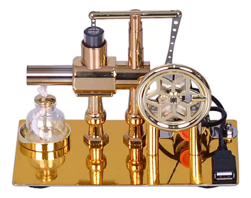 Modelo De Generador De Electricidad Con Motor Stirling De Ai