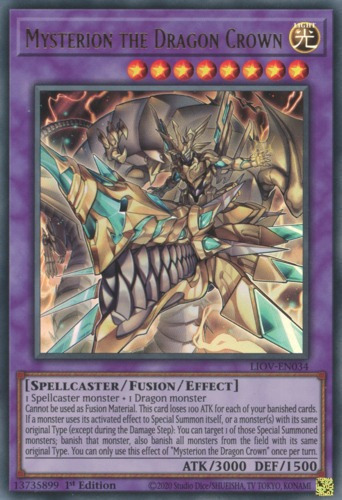 Mysterion The Dragon Crown (liov-sp034) Yu-gi-oh!