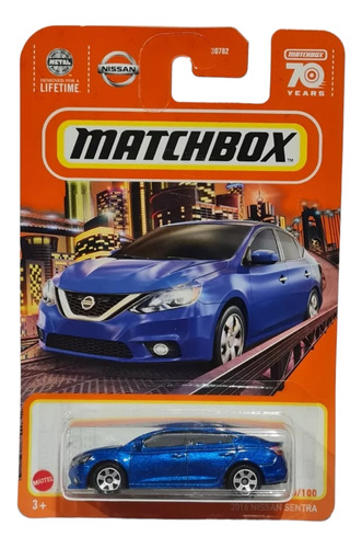 Matchbox N° 70 2016 Nissan Sentra Edición 70 Años - Mdq