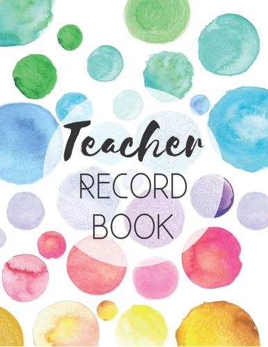 Libro: Teacher Record Book Schoolgirl Style: Large Print For