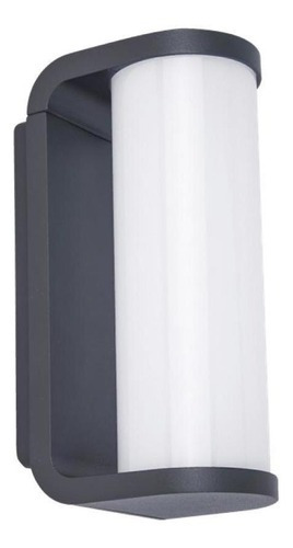 Lampara Exterior Muro , Color Gris Luz Suave Cálida 10w