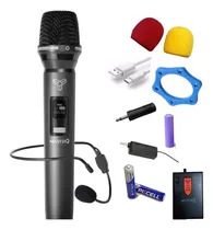 Comprar Micrófono Inalámbrico Vincha Y Mano Master 2 Trk M639 Vhf