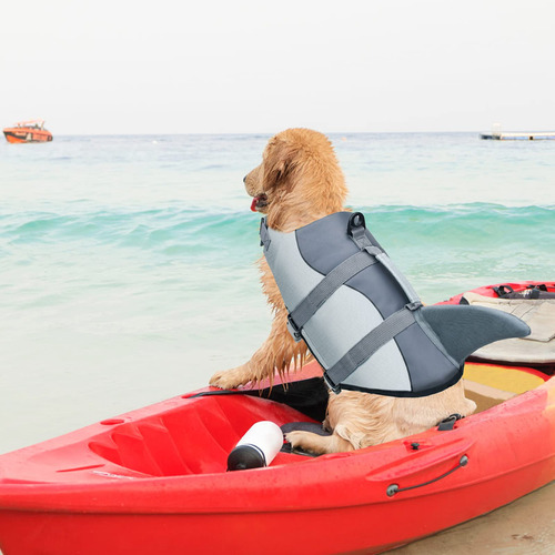 Chaleco Salvavidas Malier Shark Ripstop Para Perros