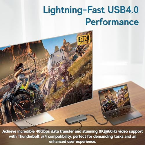 Linkup - Cable Usb 4.0 240w 40gbps Tipo-c Thunderbolt 4 [1.2