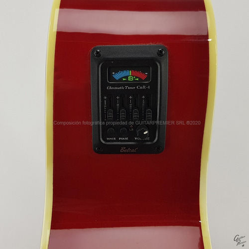 Guitarra Electroacustica Eq4 + Ampli + Funda + Cable + Pua