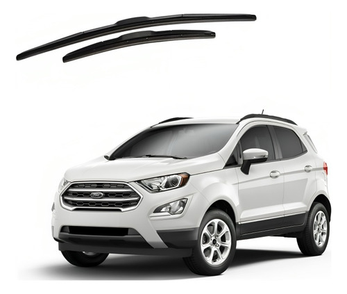 Par Palheta Limpador De Parabrisa Chuva Ecosport 2018 A 2021