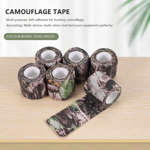 Cinta De Camuflaje Adhesiva, Vendaje Elástico De Camuflaje,