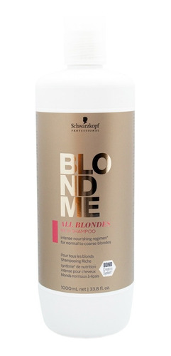 Schwarzkopf Blondme Shampoo X1000ml Protector Cabello Rubio