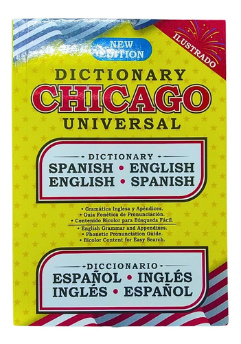Pack 12 Diccionarios Chicago Español Ingles - Ingles Español