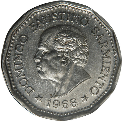 Argentina  25 Pesos 1968 - Sin Circular - D. F. Sarmiento