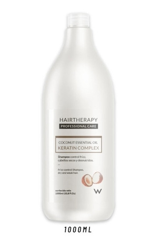 Shampoo Keratin Complex Control Frizz Hair Therapy 1000 Ml