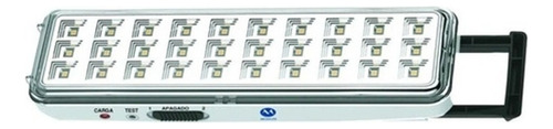 Luz de emergencia Megalite LE0030 LED con batería recargable 220V blanca