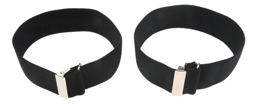3x Ajustable Antideslizante Elástico Camisa Mangas Soporte