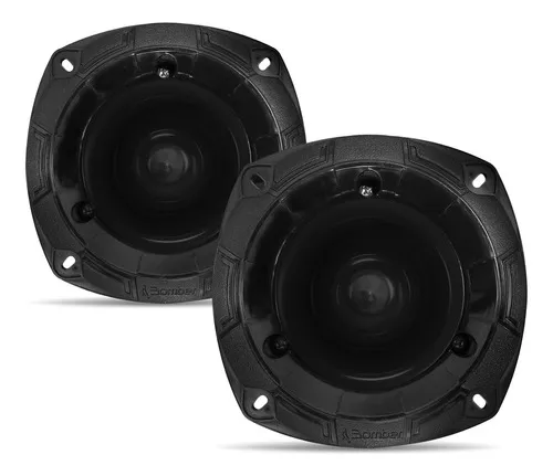 comprar Par Super Tweeter Bomber Stb350, 100 W, Rms, 8 ohmios, fenólicos, precolor negro