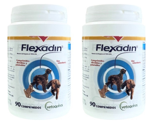 Flexadin 90 Tabs Vetoquinol Condroprotector *2 Piezas*